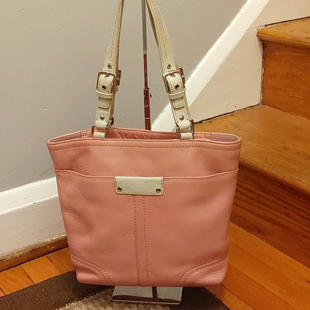 Coach Hamilton Pebbled Leather Tote Bag F13089